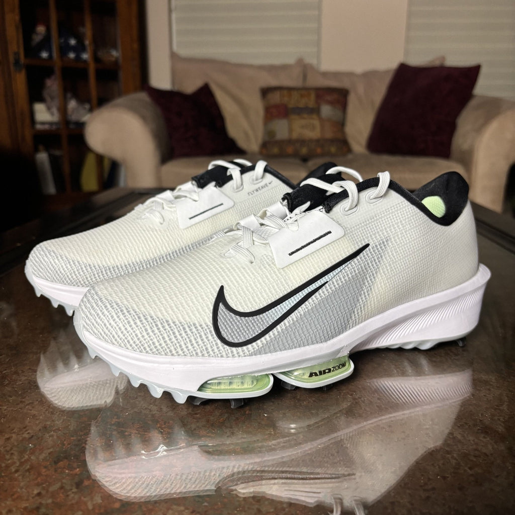 Nike Air Zoom Infinity Tour 2 Mens Size 9.5 White Golf Shoes Performance Comfort
