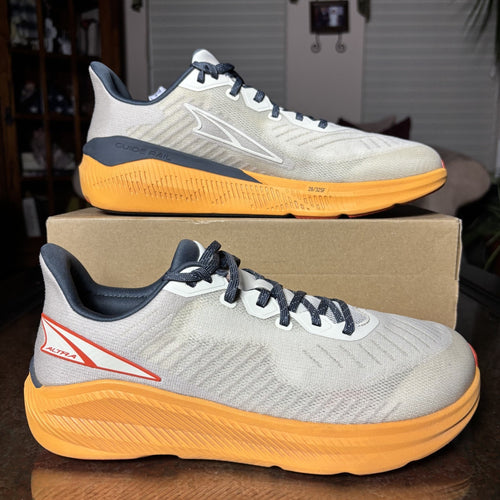 Altra Experience Form Men's 11 Grey Orange Road Running Athletic Comfort Sneaker