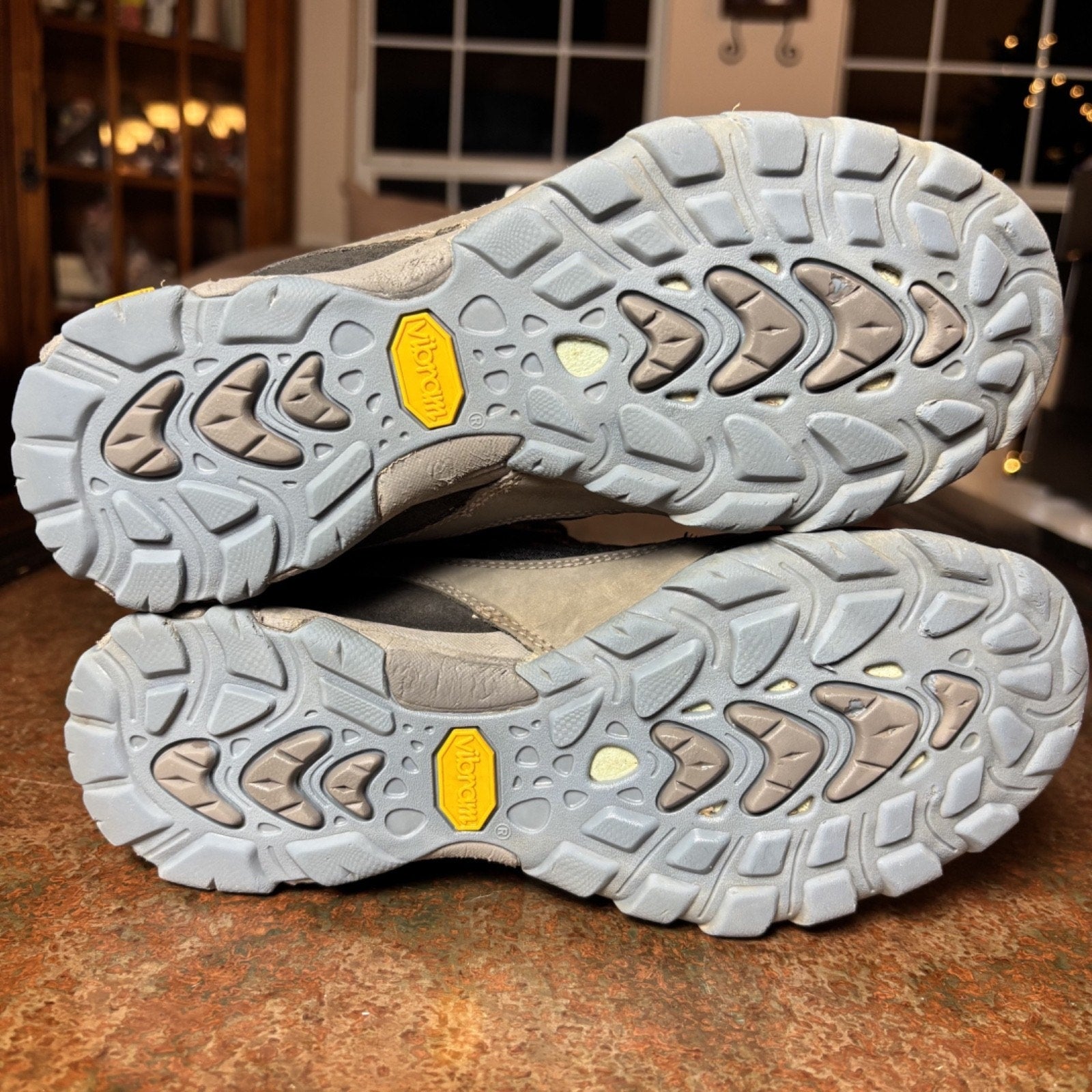 Ahnu Sugarpine Boots Women's Size 6.5 Blue Grey Trail Outdoor Waterproof Shoes