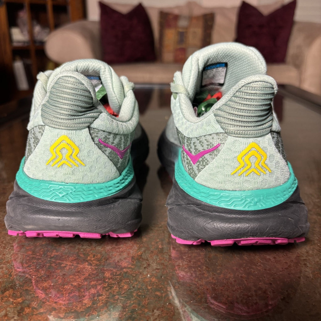 Hoka One One Challenger ATR 7 Shoes Women's Size 7 Green Trail Running Sneakers