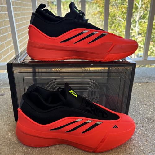 Adidas Dame 9 Shoes Mens Size 7.5 Solar Red Basketball Athletic Sneakers IE3627