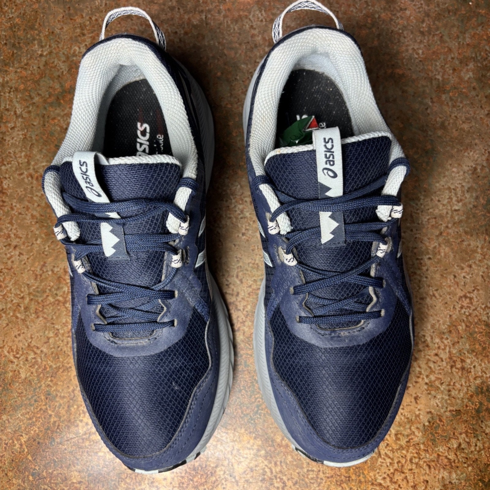 Asics GEL-Venture 10 Shoes Women's Size 9 Wide Navy Blue Trail Running Sneakers