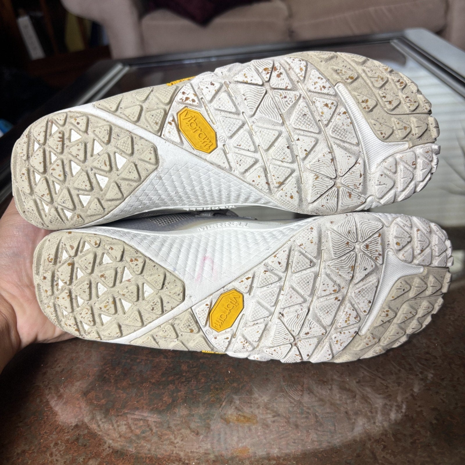 Merrell Trail Glove 6 Women's 6 White Outdoor Barefoot Minimalist Shoes Sneakers