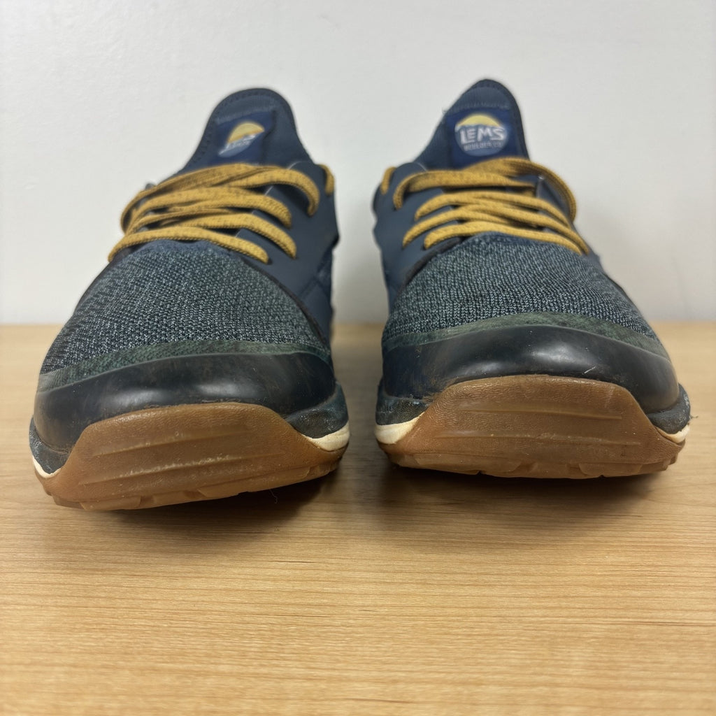 LEMS Mesa Coastal Shoes Mens 10 D Blue Wheat Minimalist Hiking Athletic Running