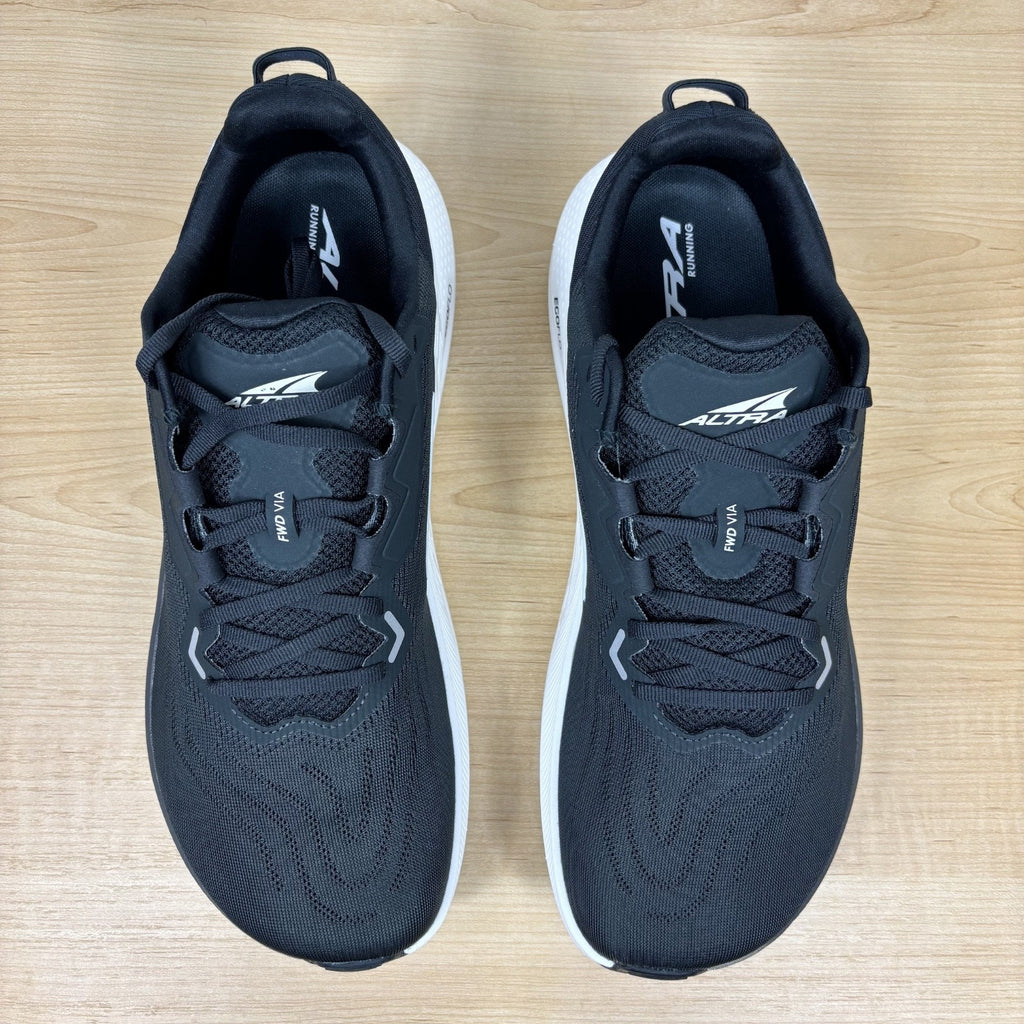 Altra FWD Via Shoes Men's Sz 11.5 Black White Road Running Athletic Sneakers NEW