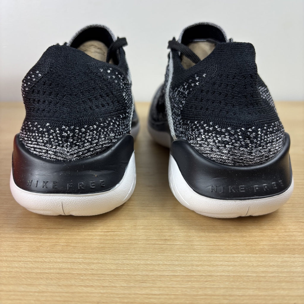 Nike Free RN Flyknit 2018 Shoes White Black Oreo Running Athletic Women's Sizes