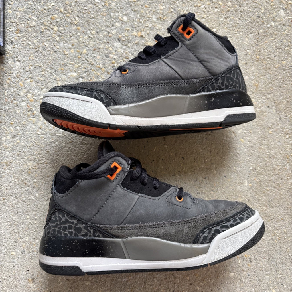 Nike Air Jordan 3 Retro “Fear Pack” PS 2023 Kids Size 1Y Shoes DM0966-080 NEW