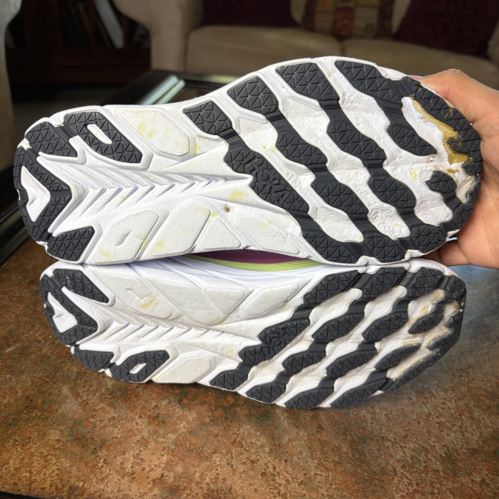 Hoka One One Clifton 8 Shoes Women's Sz 9.5 B Pink Running Athletic Gym Sneakers