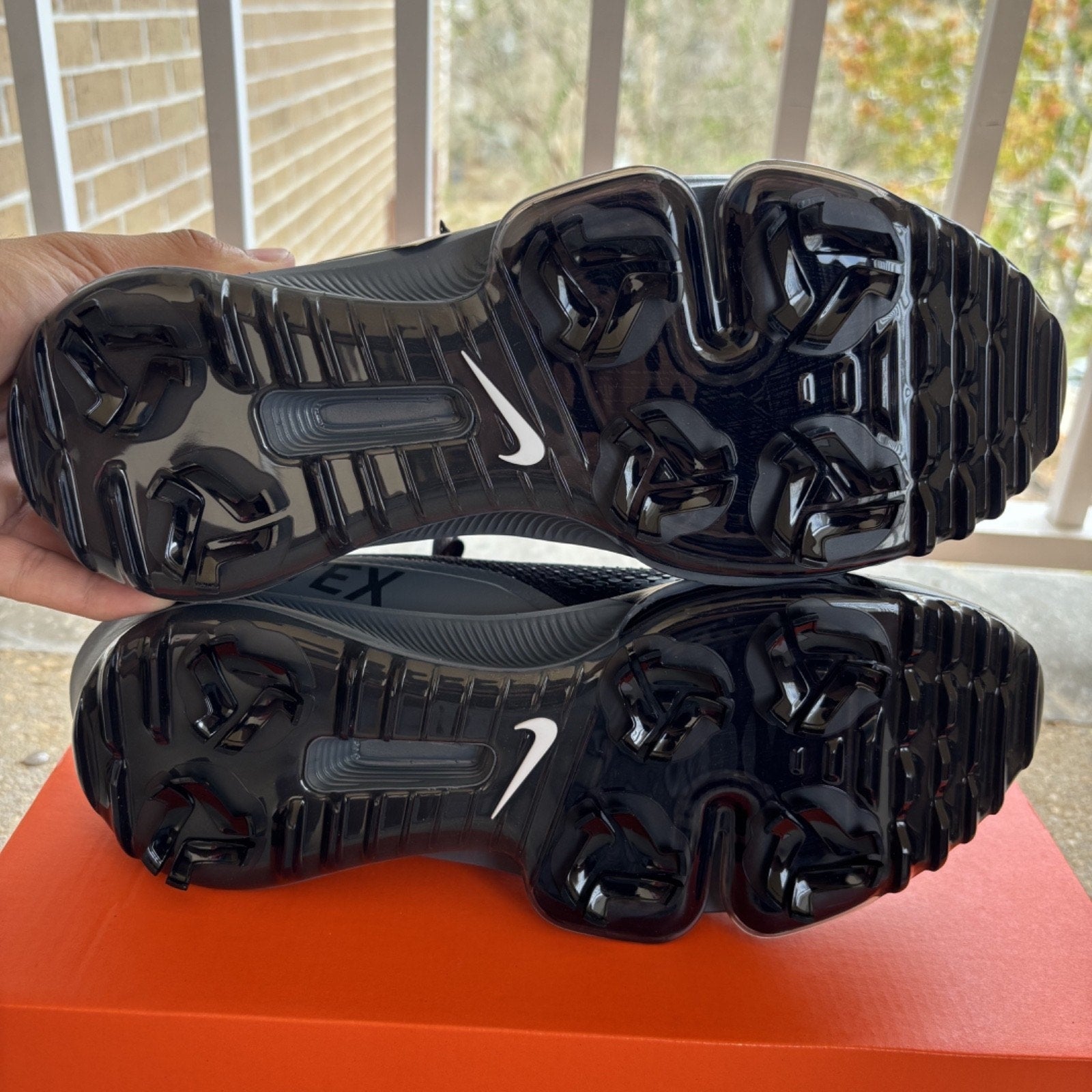 Nike Air Zoom Infinity Tour 2 Next% GTX Black Grey Golf Cleat Mens Sizes NEW