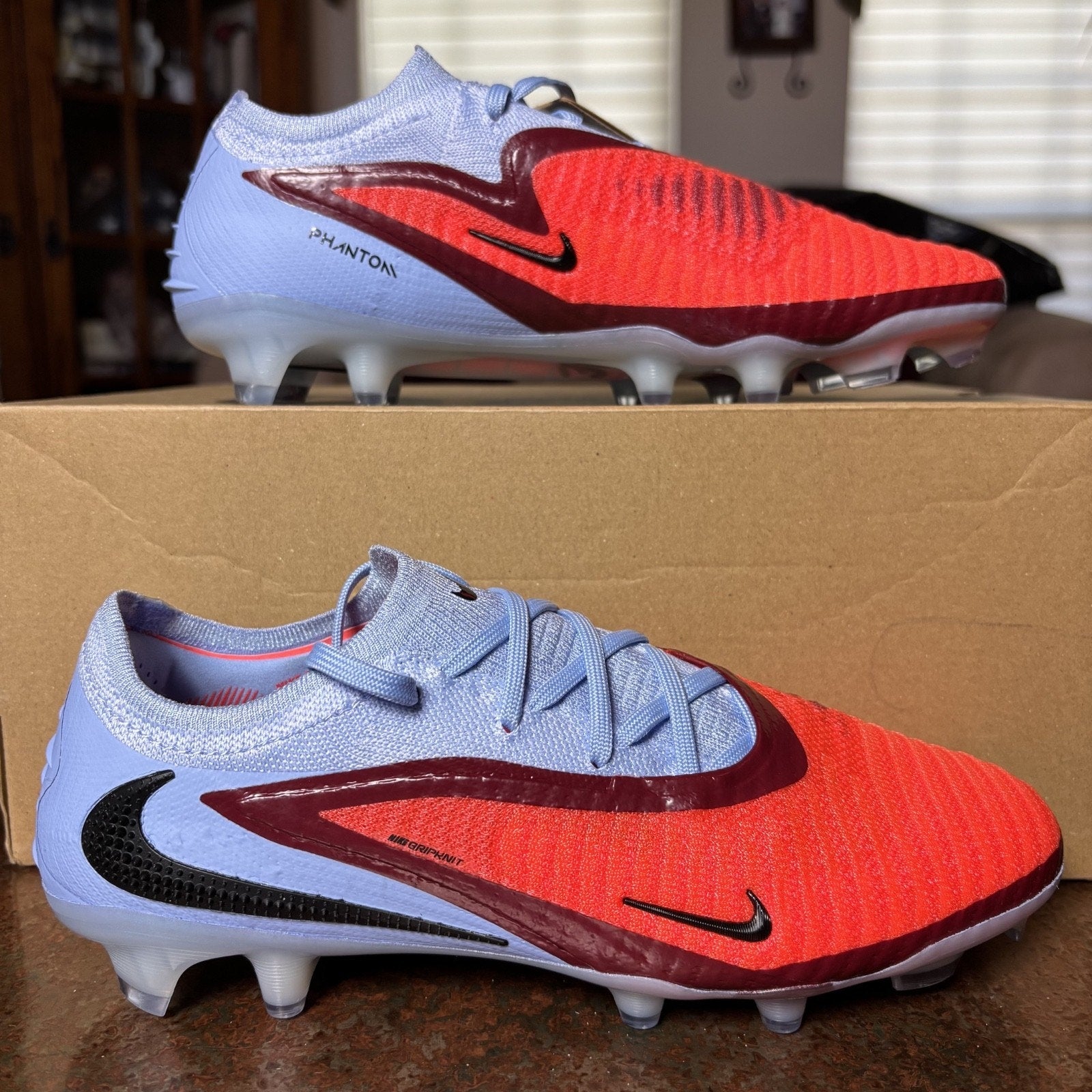 Nike Phantom 6 Elite FG Low Soccer Cleats Women's 7.5 Red Blue Scary Good Pack