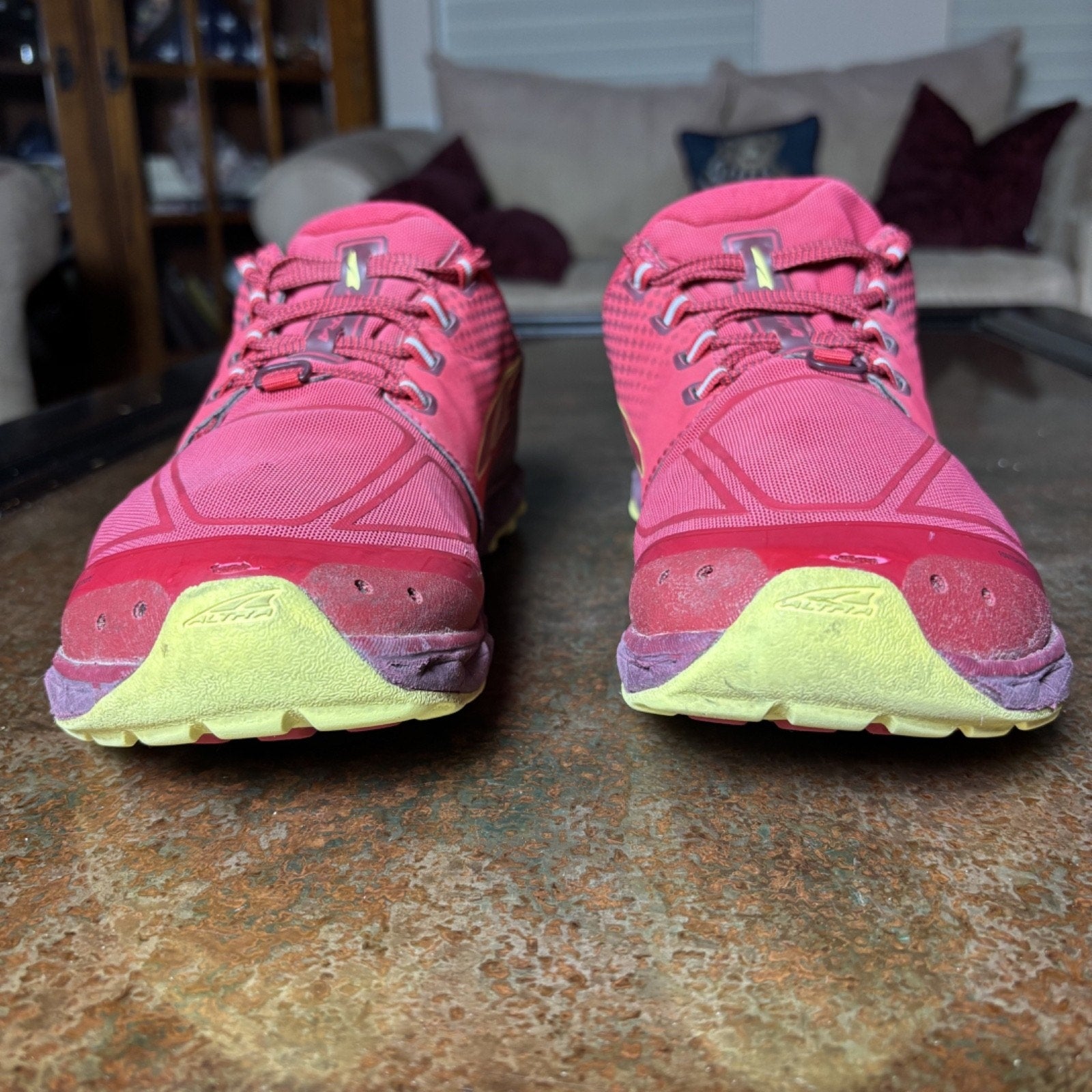 Altra Superior 4.5 Shoes Women's Sz 10 Red Trail Running Hiking Outdoor Sneakers