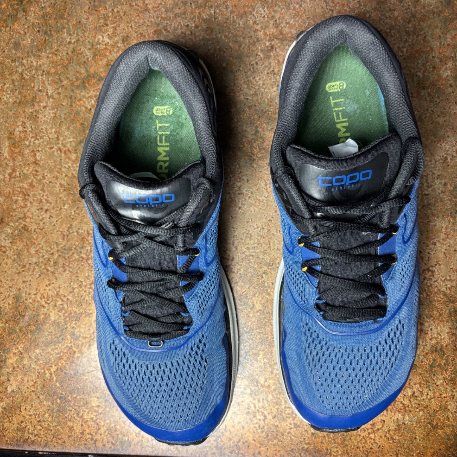 Topo Athletic Ultraventure 2 Shoes Mens 11.5 Blue Trail Hiking Outdoor Sneakers