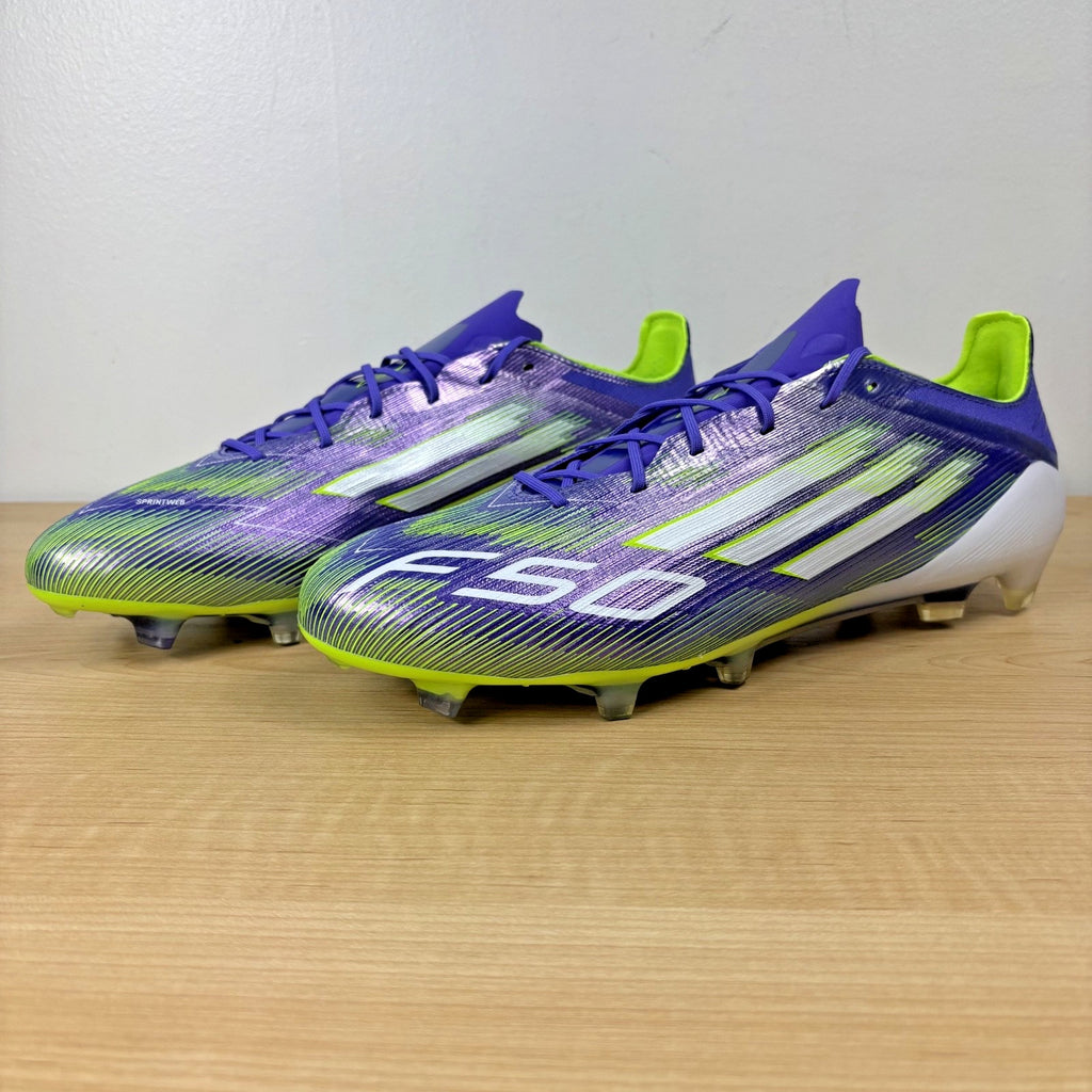 Adidas F50 Elite FG Firm Ground Soccer Cleats Men’s Size 12 Purple Green JH7615