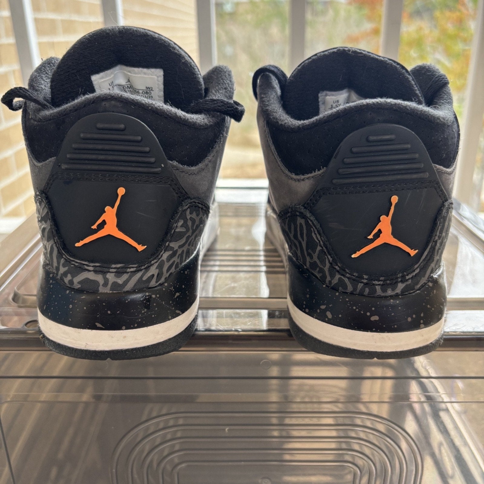 Nike Air Jordan 3 Retro “Fear Pack” PS 2023 Kids Size 1Y Shoes DM0966-080 NEW