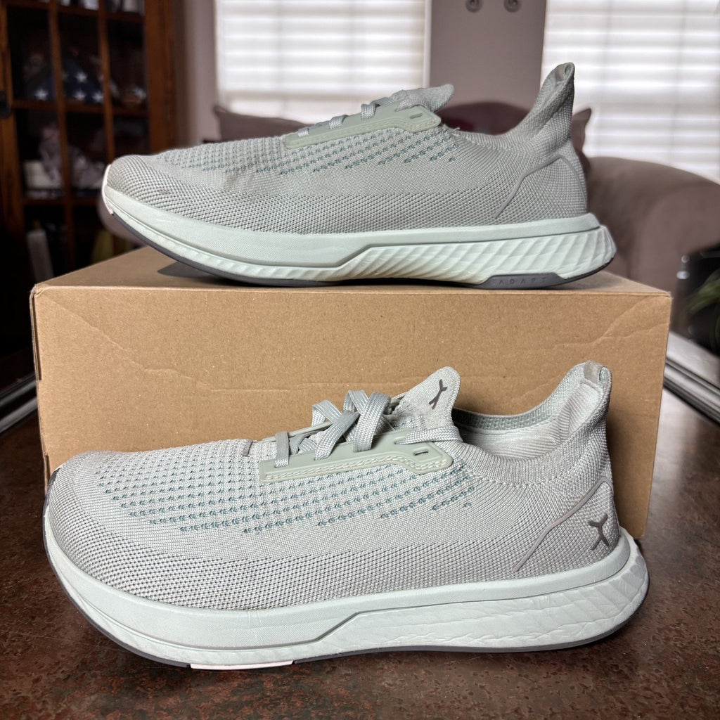 Flux Adapt Runner Shoes Women's Sz 8.5 Green Knit Athletic Training Gym Sneakers