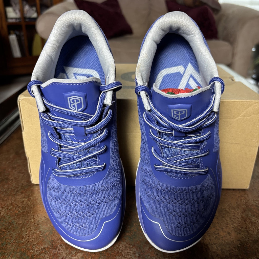 Born Primitive Savage 1 Training Shoes Women's Size 7.5 Blue White Weightlifting