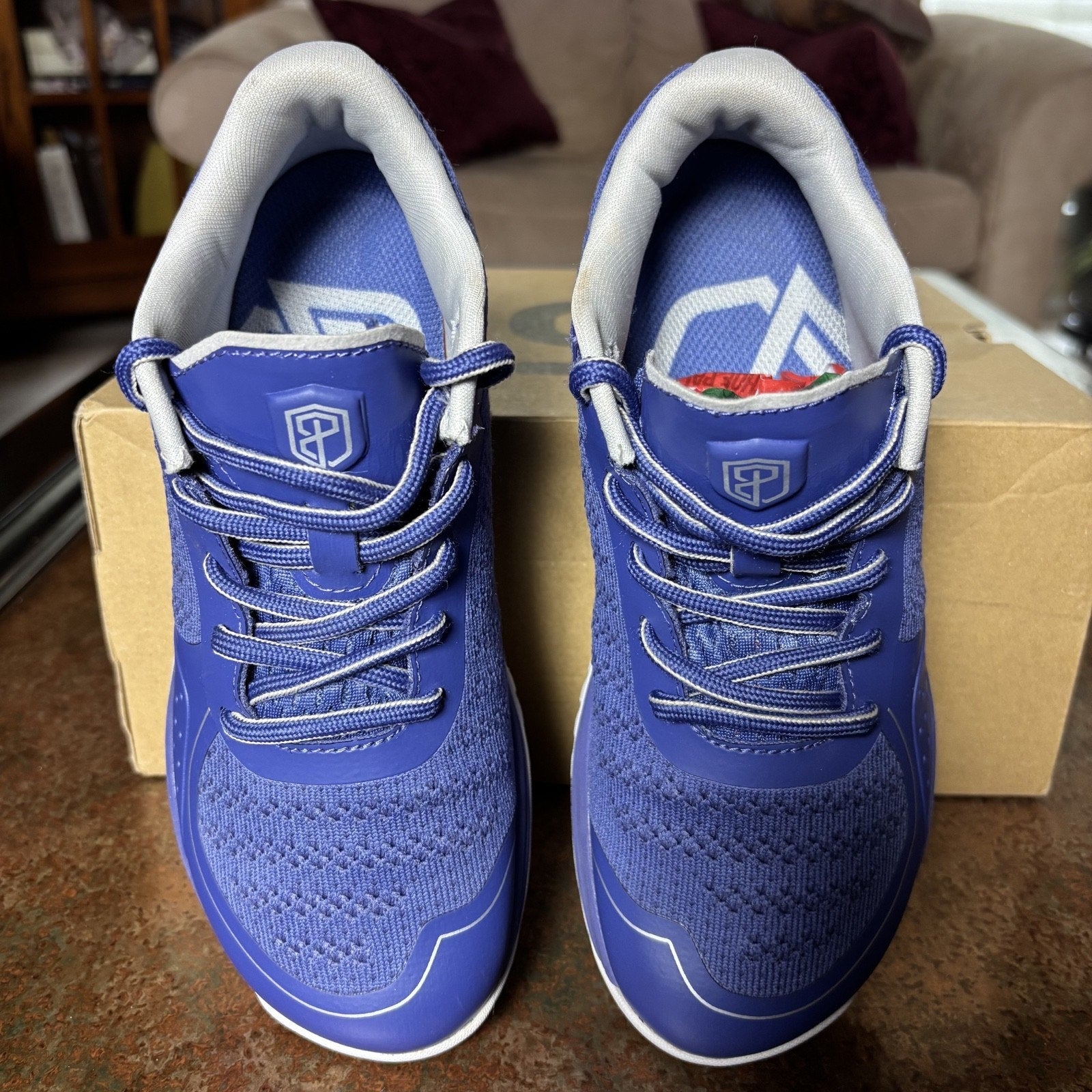 Born Primitive Savage 1 Training Shoes Women's Size 7.5 Blue White Weightlifting