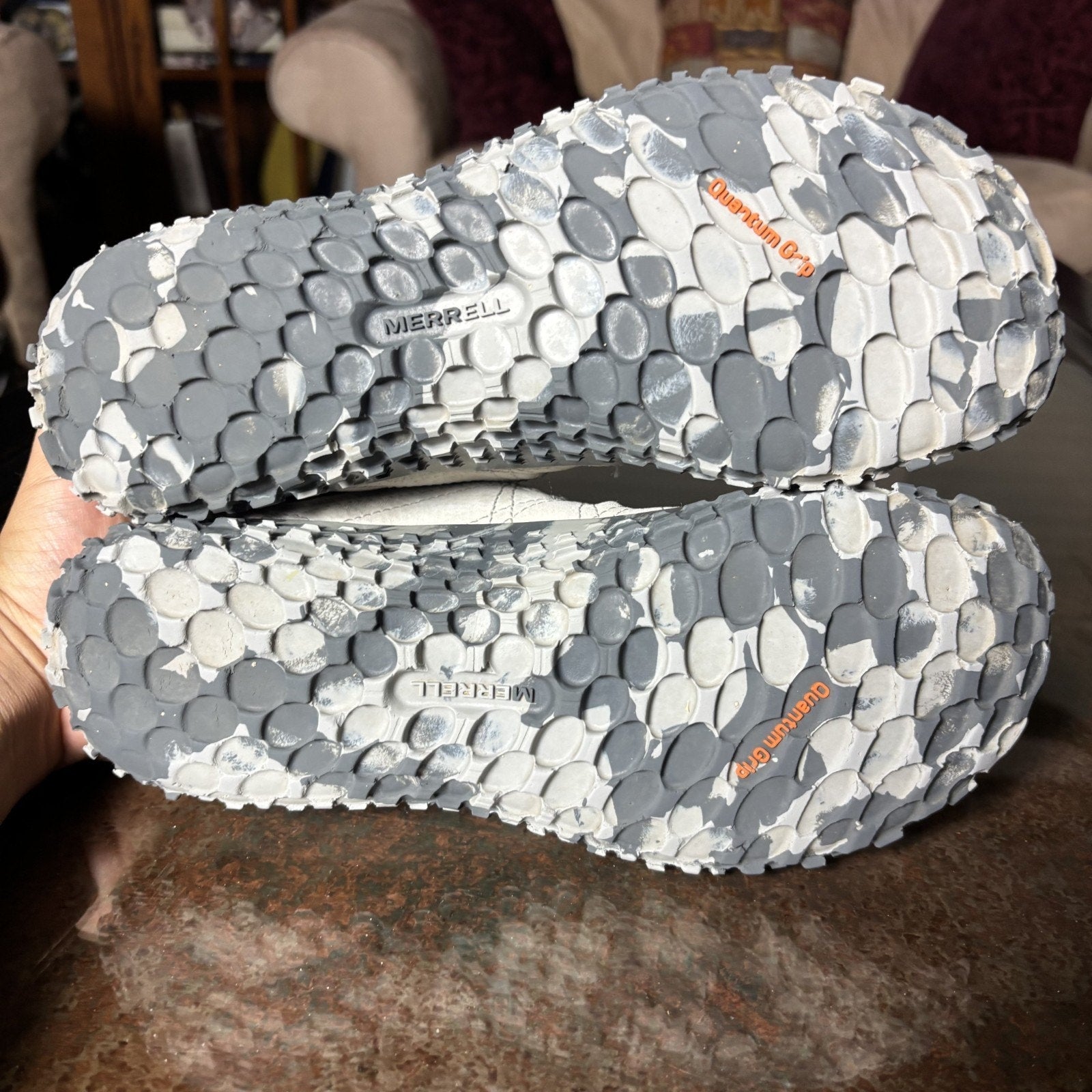Merrell Wrapt Barefoot Shoes Women's 8.5 Grey Athletic Trail Running Minimalist