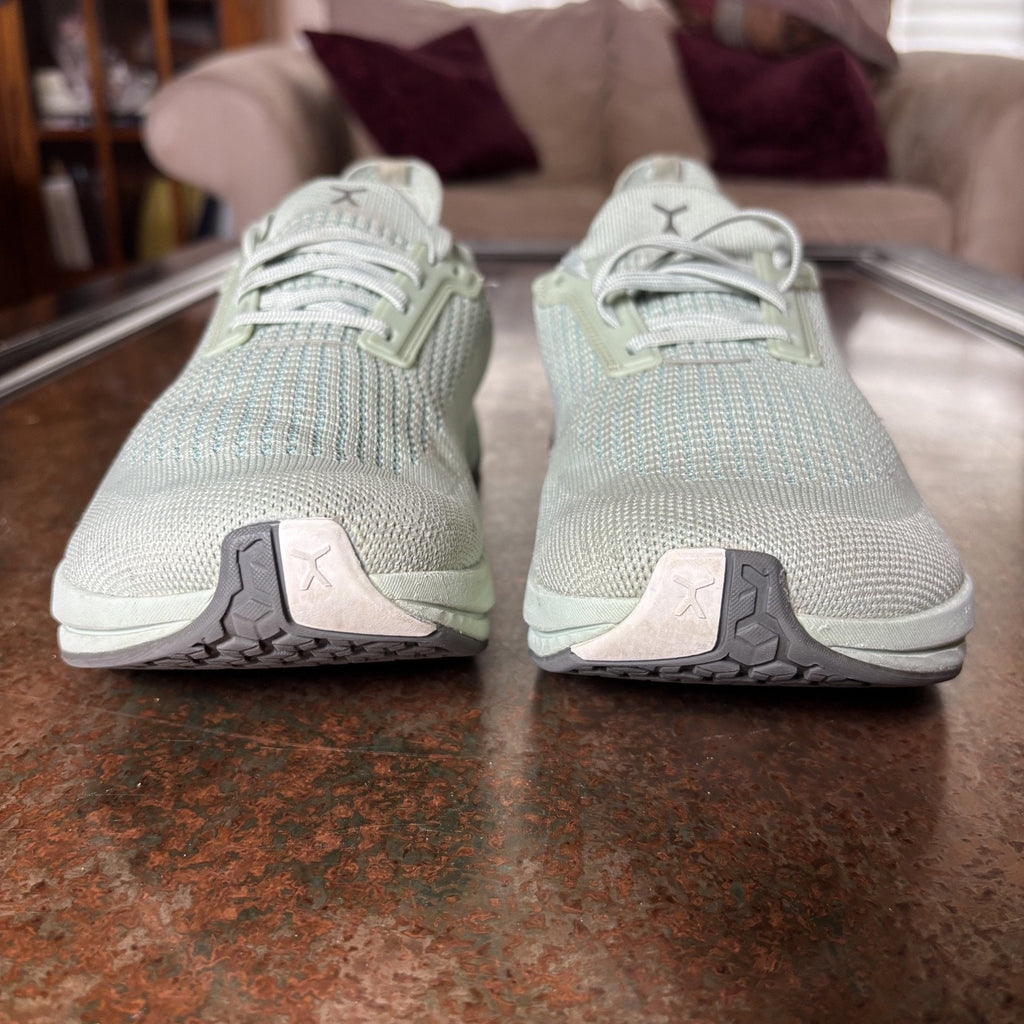 Flux Adapt Runner Shoes Women's Sz 8.5 Green Knit Athletic Training Gym Sneakers