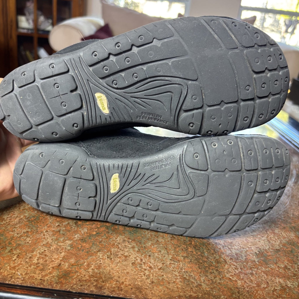 Lems Primal 2 Black Minimalist Shoes Mens 8.5 EU 42 Barefoot Athletic Footshaped