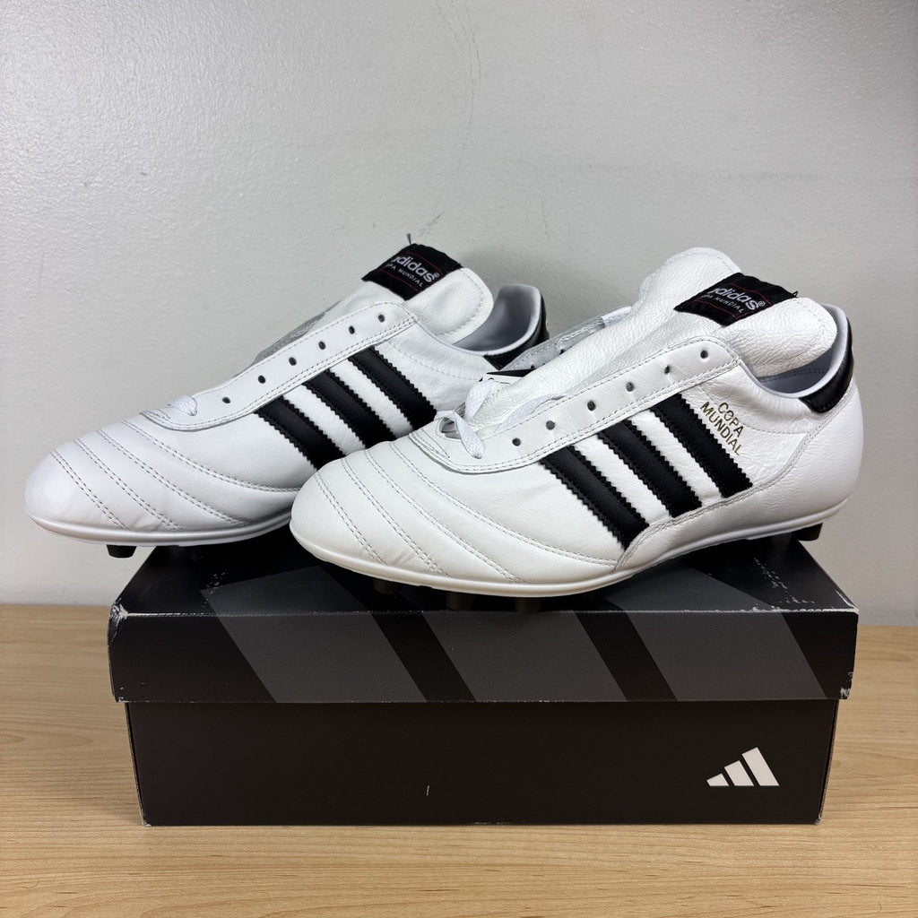 Adidas Copa Mundial FG Soccer Cleats Men's Size 8.5 Classic White Black Leather