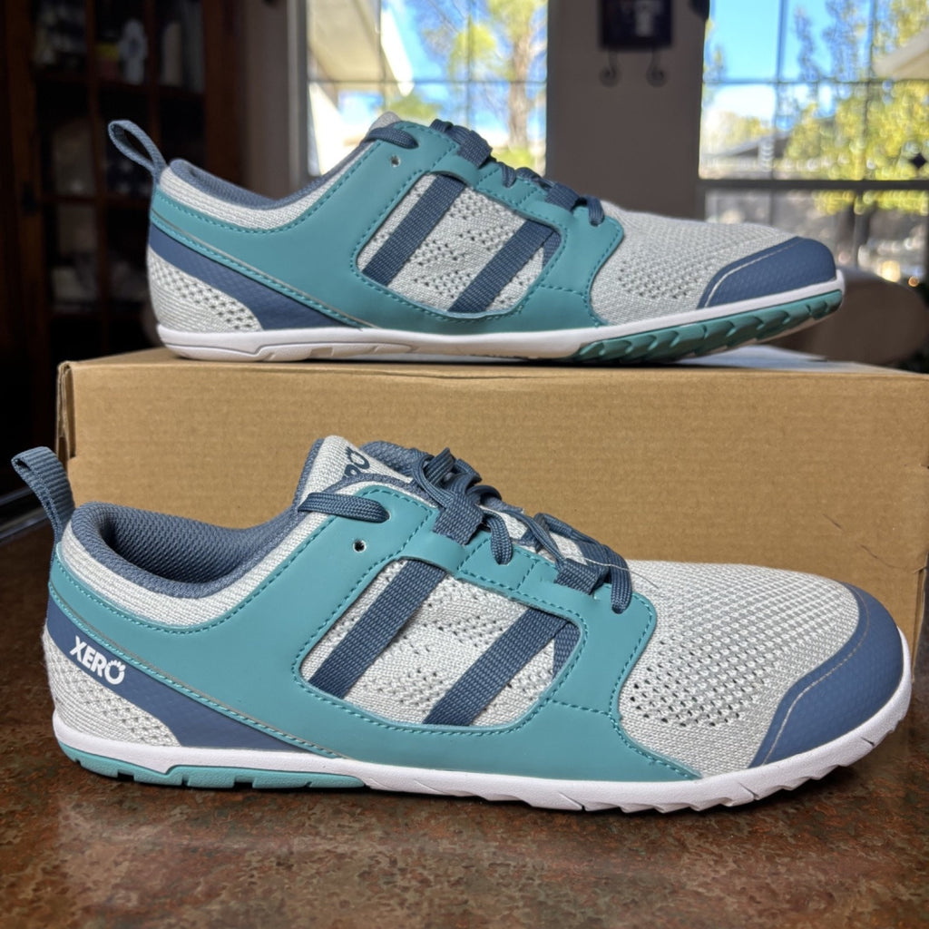 Xero Zelen Shoes Womens Size 10 Blue White Running Zero Drop Barefoot Minimalist