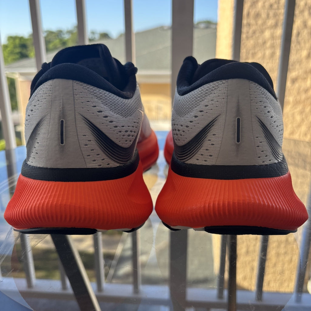 361 ° Degrees Eleos Shoes Mens Sz 10 Grey Orange Road Running Athletic Cushioned