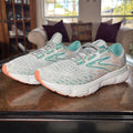 Brooks Glycerin 20 Shoes Women's Sz 10.5 White Running Athletic Comfort Sneakers