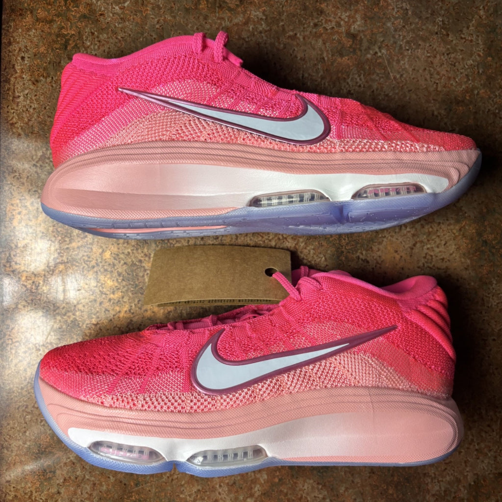 Nike Air Zoom GT Hustle Shoes Mens 9.5 Great Cancer Awareness Think Pink Sneaker