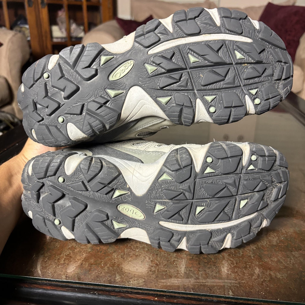 Oboz Sawtooth II Low Shoes Women's 10.5 Grey Trail Hiking Outdoor B-Dry Walking