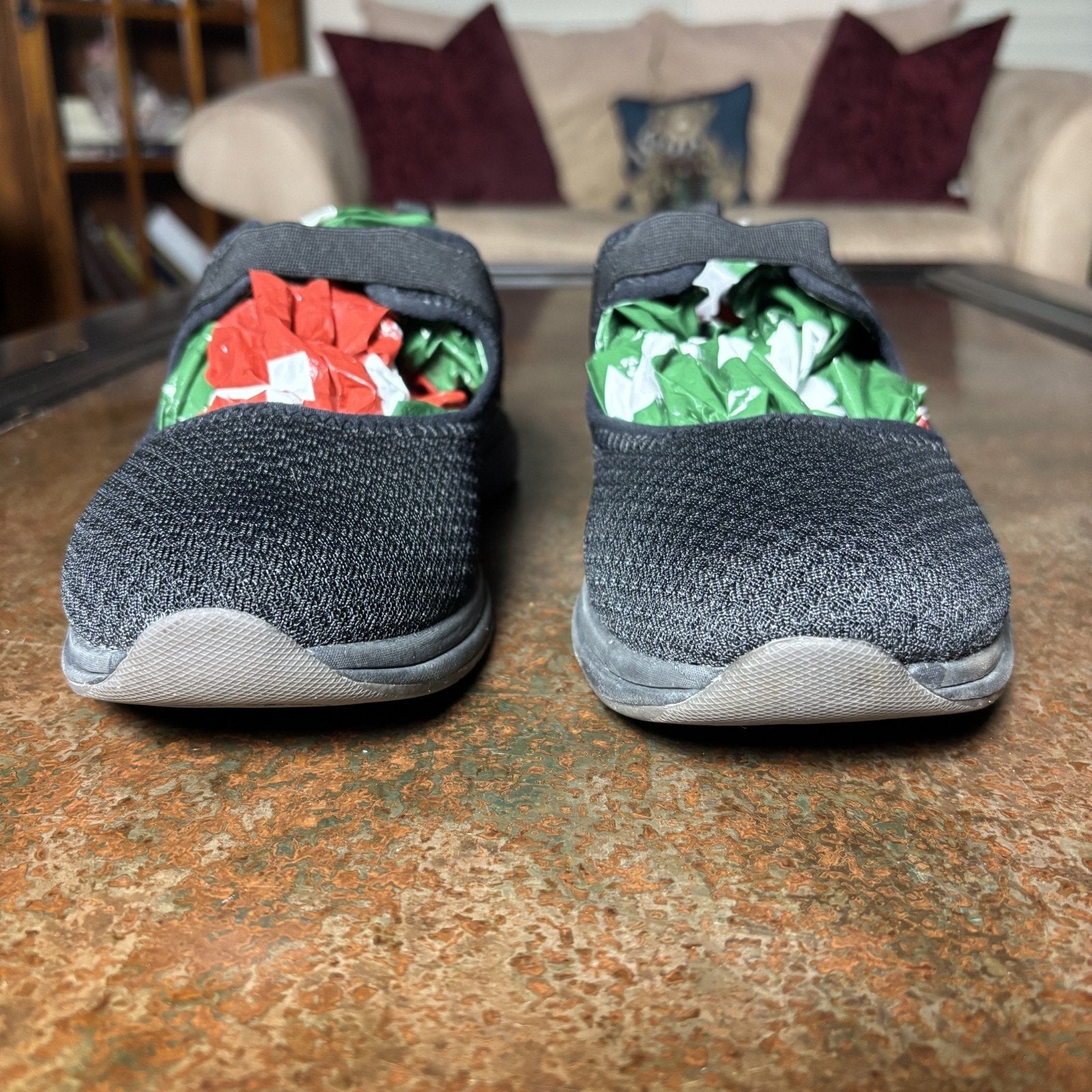Kuru Lucy Mary Jane Slippers Women's Sz 8 Black Mesh Orthopedic Comfort Sneakers