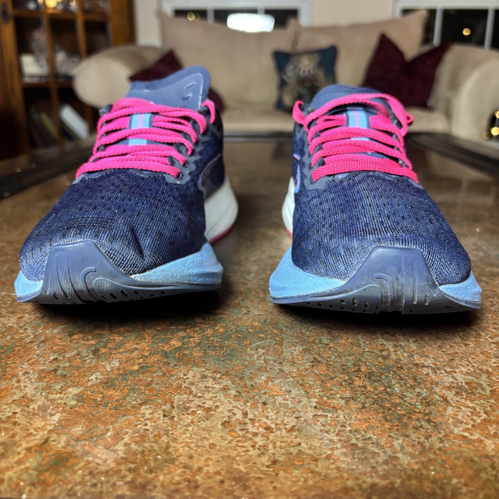Brooks Hyperion Road Running Shoes Women's Size 7.5 Blue Pink Athletic Sneakers