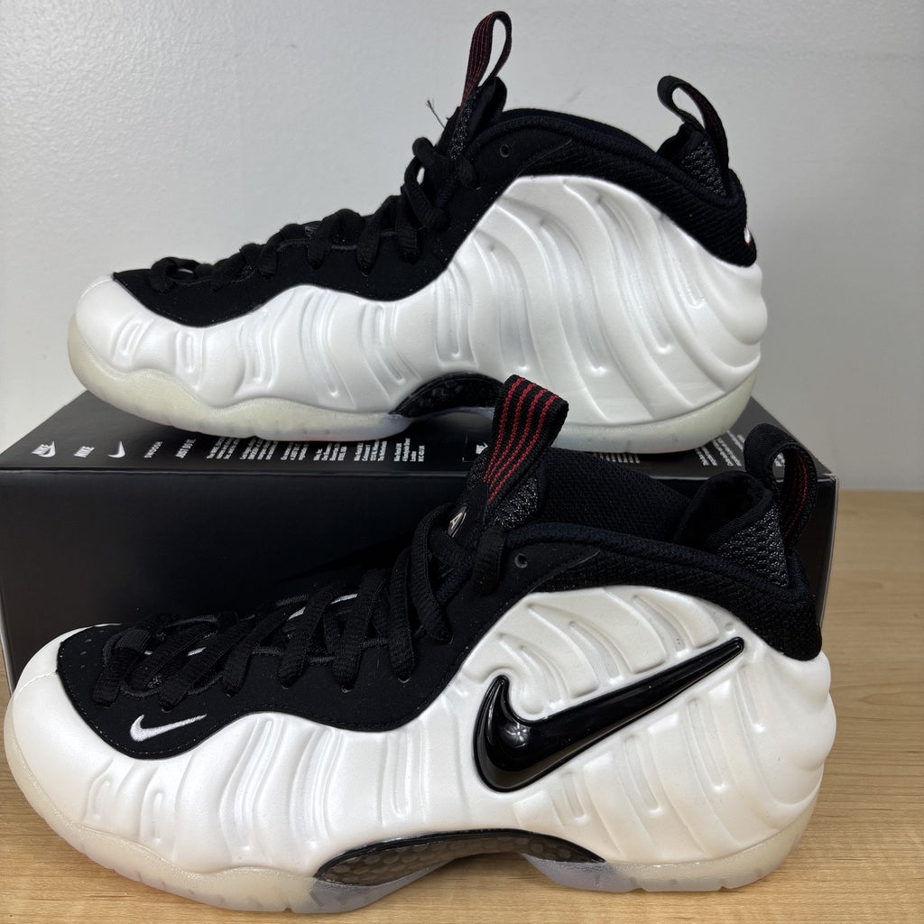 Nike Air Foamposite Pro Pearl White Sneaker Mens Size 8 Basketball Lifestyle NEW
