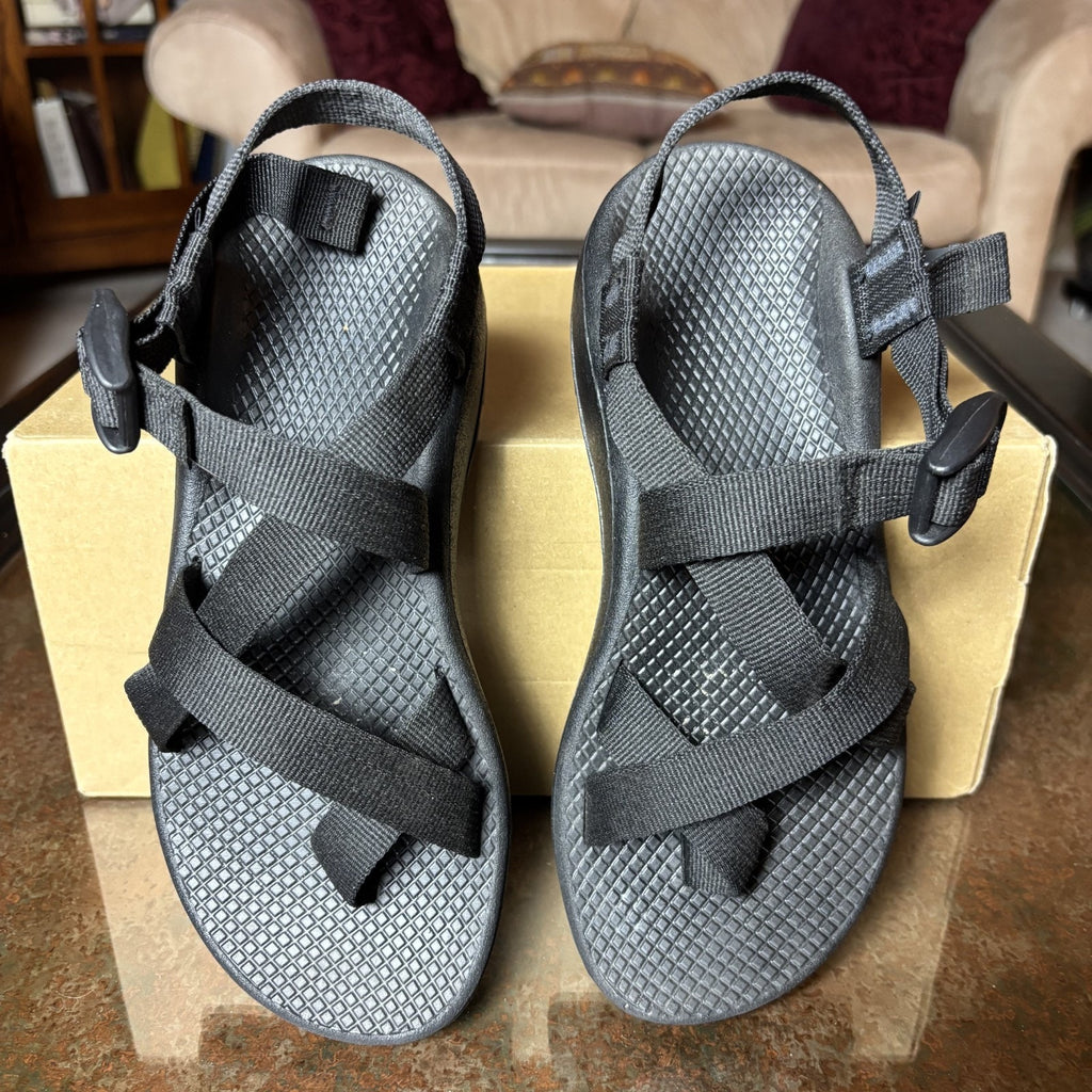 Chaco Z Cloud 2 Strappy Sandals Women's 7 Black Outdoor Comfort Athletic Shoes