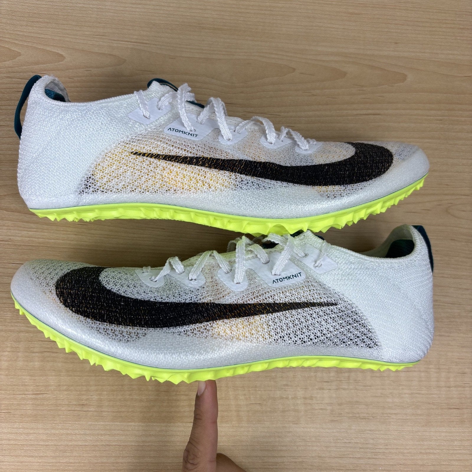 Nike Zoom Superfly Elite 2 Racing Track & Field Spikes Mens Size 8.5 White NEW