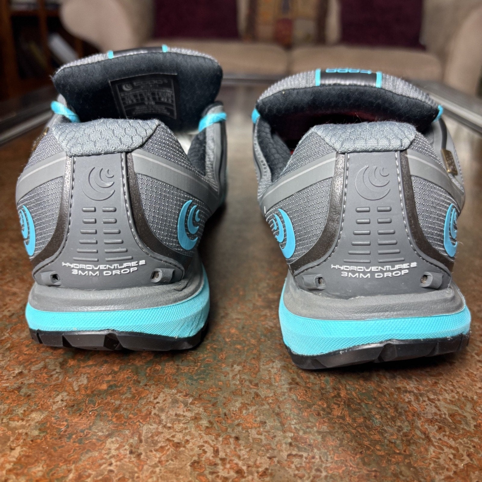 Topo Athletic Hydroventure 2 Shoes Women's 10.5 Grey Road Running Trail Sneakers