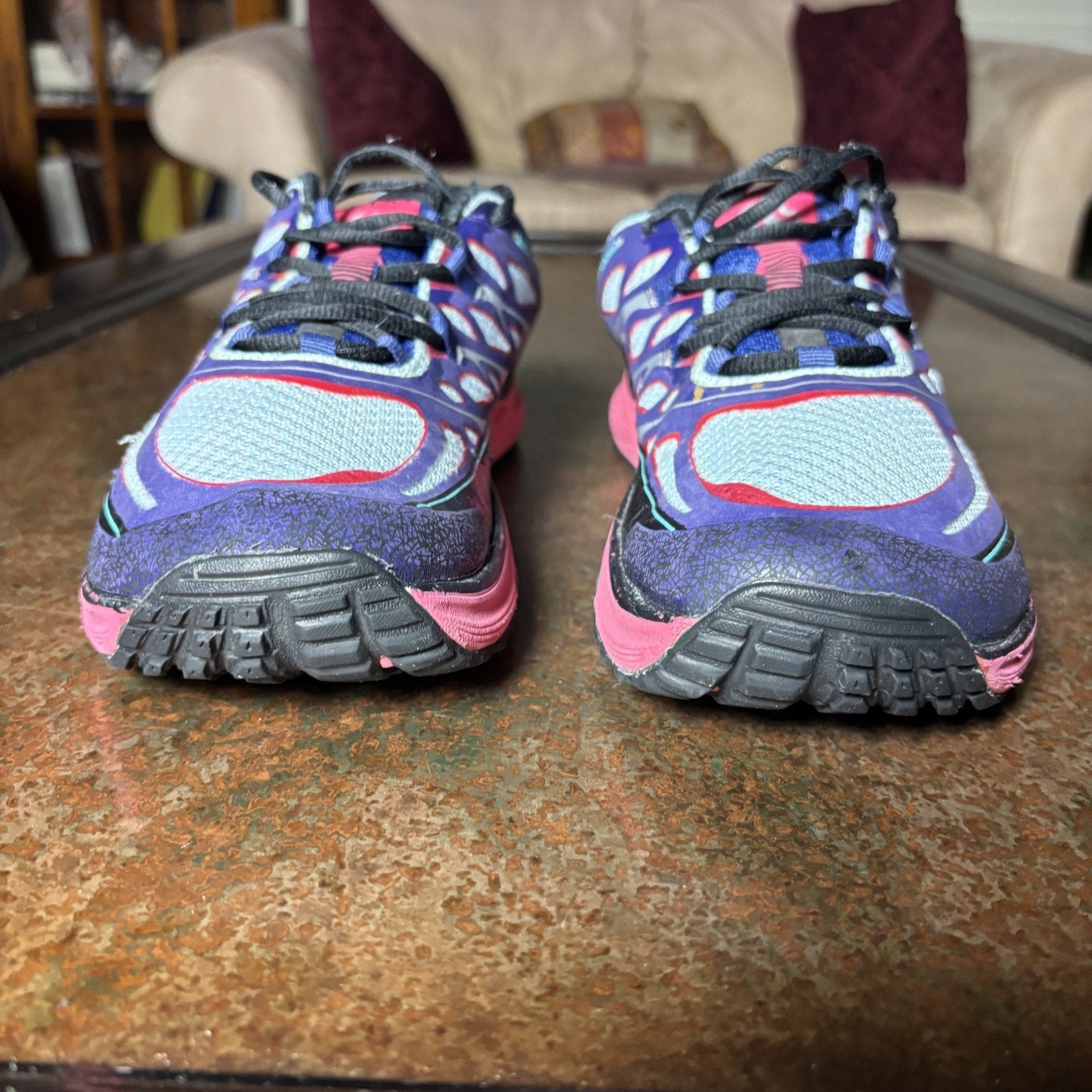 Topo Athletic MT 2 Shoes Women's 9.5 Multicolor Trail Running Jogging Sneakers