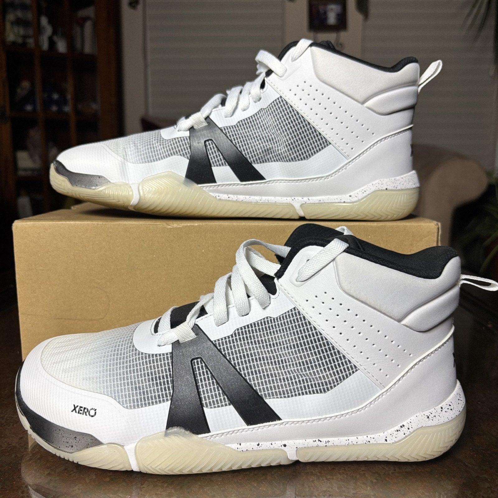 Xero Shoes X1 Mid Basketball Mens 11 White Barefoot Minimalist Athletic Sneakers