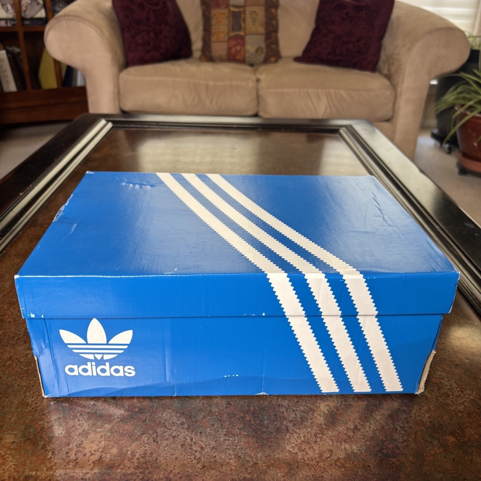 Adidas Sambae Shoes Women's 9.5 Cream Black Gum Suede Lifestyle Casual Sneakers