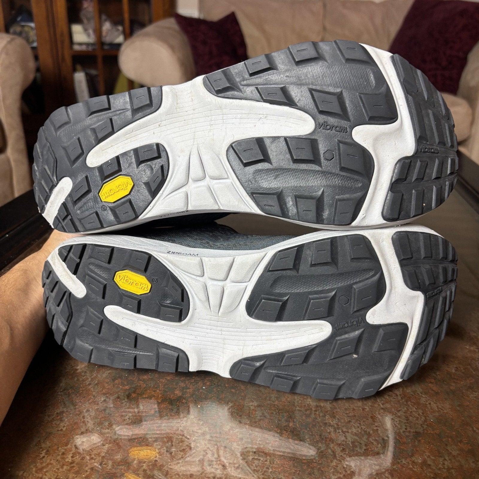 Topo Athletic Ultraventure 4 Shoes Men's 10.5 Gray Black Trail Running Sneakers