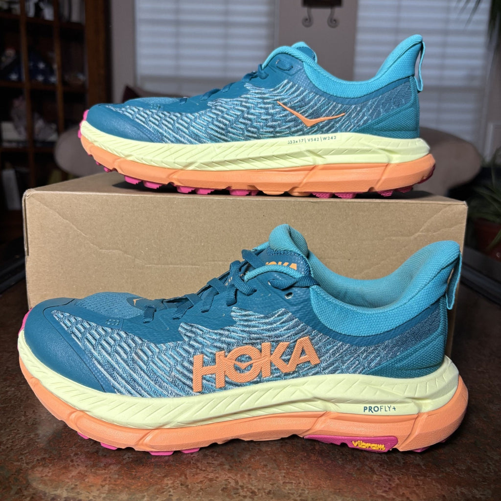 Hoka One One Mafate Speed 4 Womens Size 9 Multicolor Trail Running Athletic Shoe