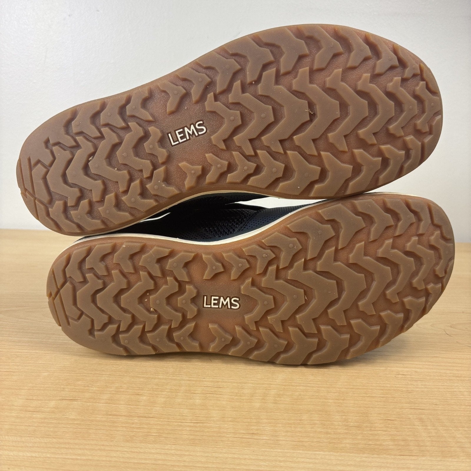 LEMS Mesa Coastal Shoes Mens 10 D Blue Wheat Minimalist Hiking Athletic Running