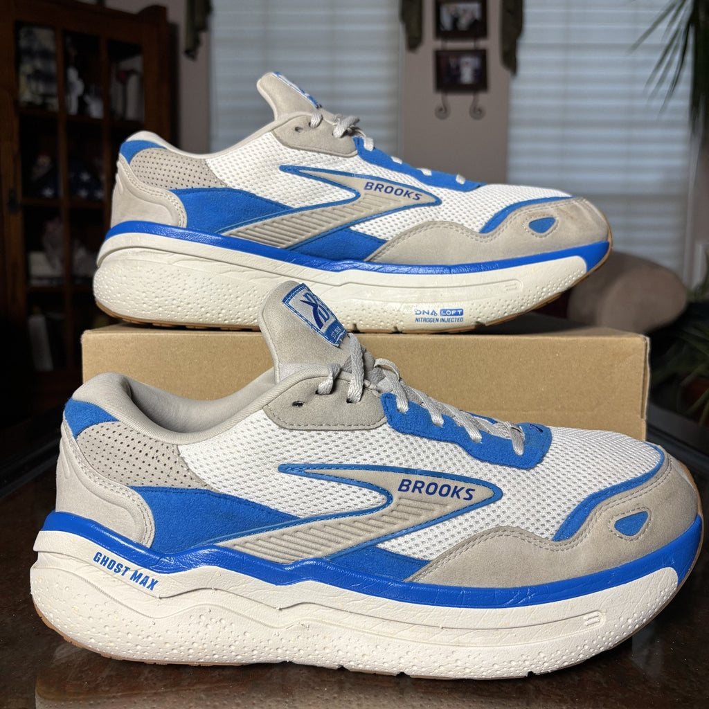 Brooks Ghost Max SE Shoes Mens Size 12.5 Grey Blue Road Running Athletic Retro