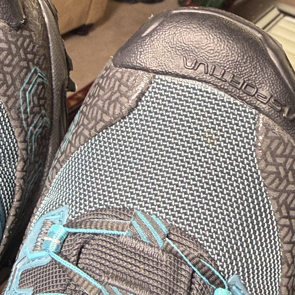 La Sportiva Ultra Raptor II Mid GTX Hiking Boots Women's Size 9 Black Blue Trail
