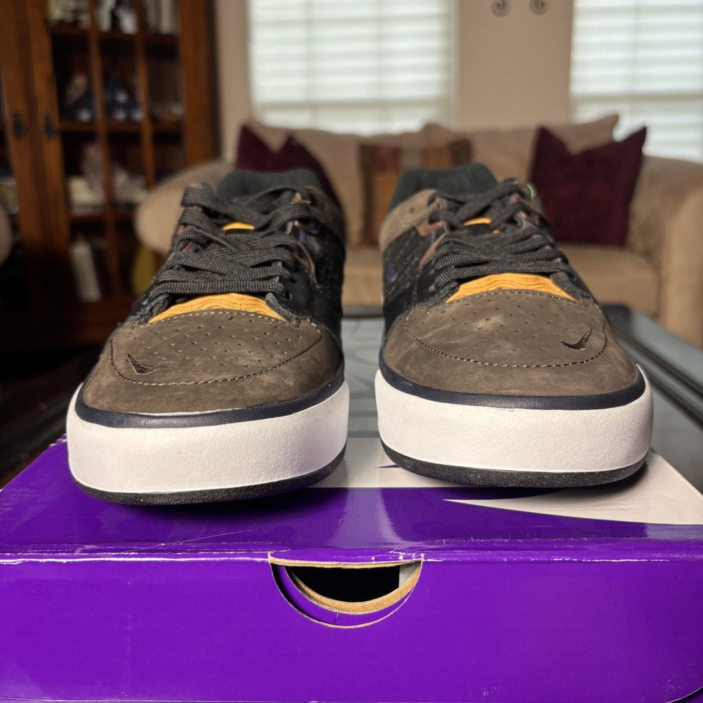Nike Ishod Wair SB Premium Brown Skateboarding Casual Shoes Sneakers Mens Sizes