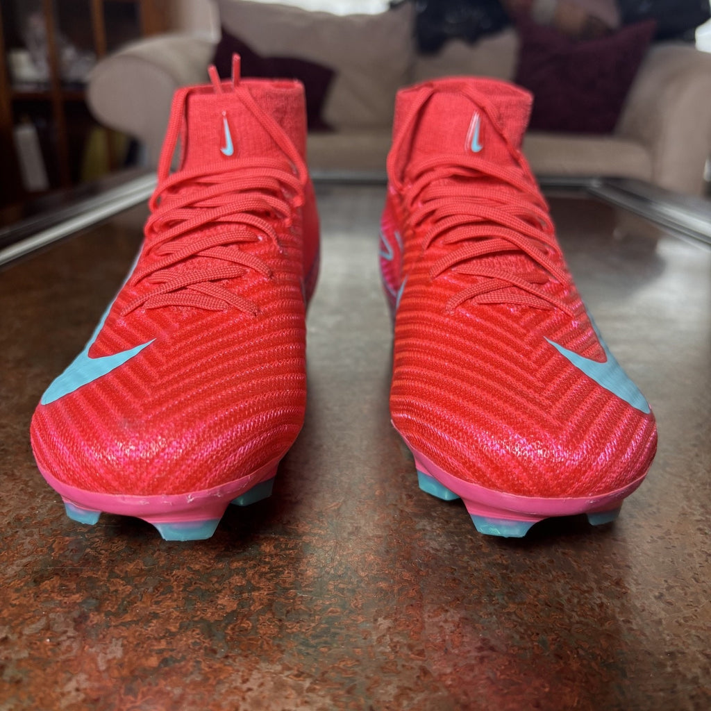 Nike Zoom Mercurial Superfly 10 Elite FG Soccer Cleats Women's Size 7 Red Pink