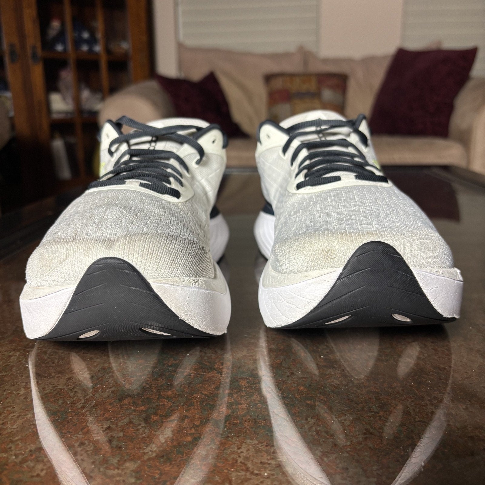 Topo Athletic Atmos Shoes Mens Size 10.5 Grey Road Running Cushioned Gym Sneaker