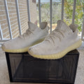 Adidas Yeezy Boost 350 V2 Shoes Mens Size 8 White Cream Athletic Sneakers CP9366
