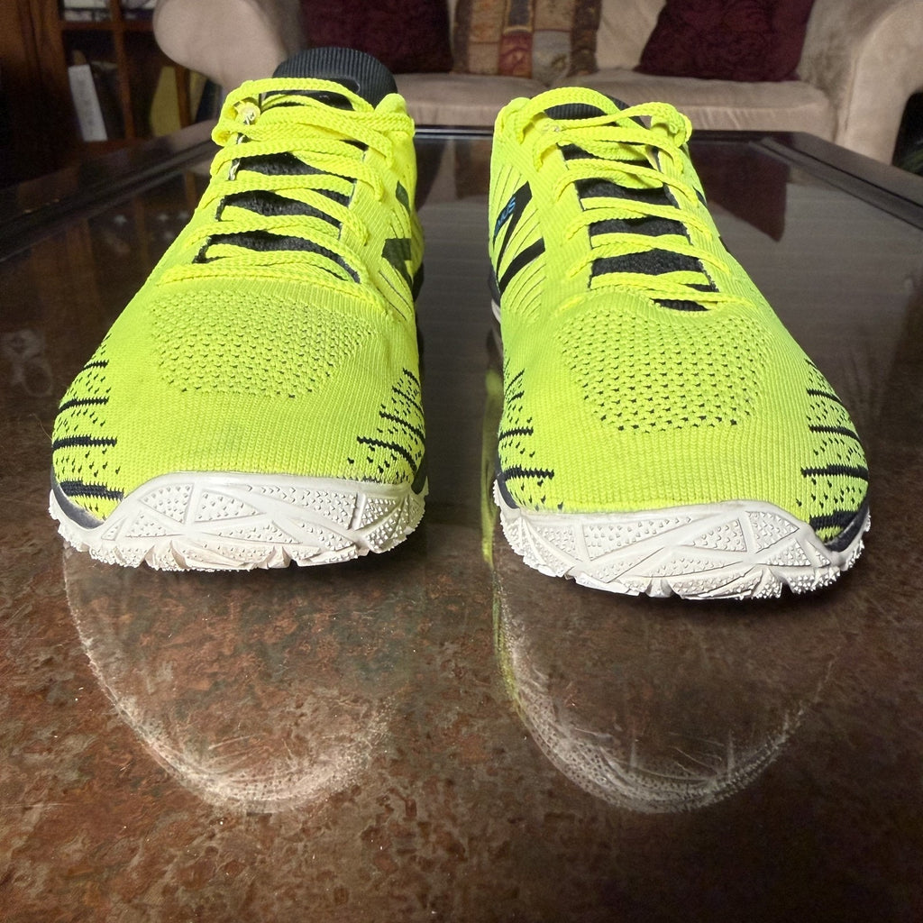 New Balance Minimus 20v7 Shoes Mens 10.5 Neon Yellow Athletic Running Sneakers