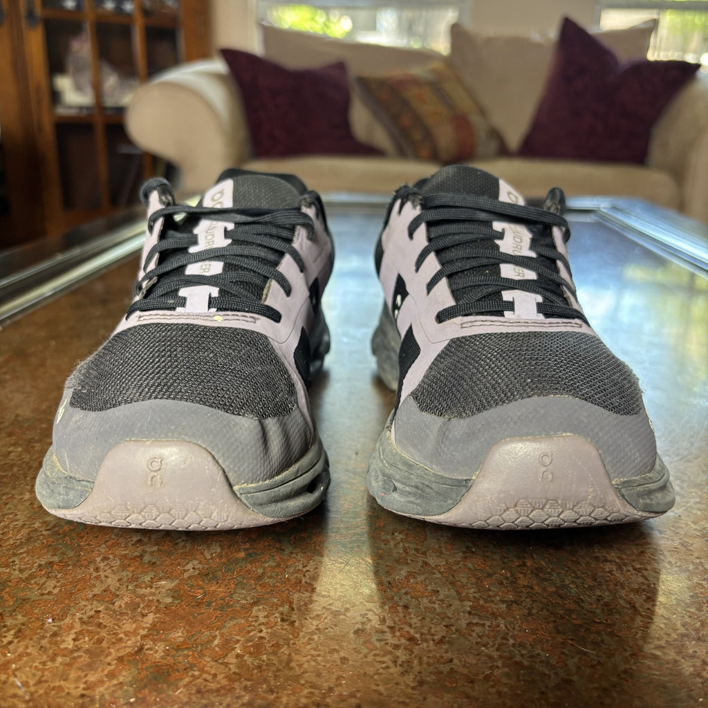 On Running Cloudrunner Shoes Womens Size 8 Black Lilac Running Athletic Trainers